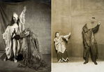 Links Lili Green en Van Dalsum, rechts Sara Heyblom en Van Dalsum.
<br/>
Theaterencyclopedie, 1922
